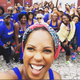 GirlTrek co-founder Vanessa Garrison and GirlTrekkers (courtesy of GirlTrek)